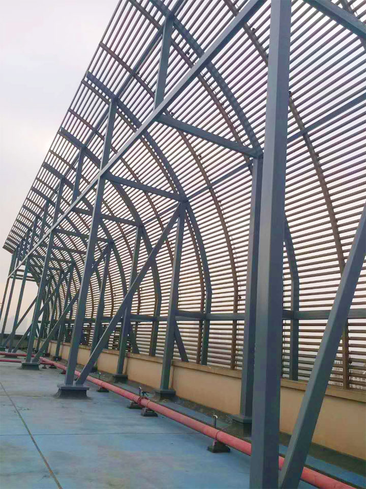 金屬氟碳漆用于大型鋼結構